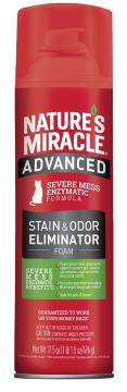 Изображение 1 - 8in1 Nature’s Miracle Advanced Stain and Odor Eliminator - Foam Усиленная форма от пятен для котов