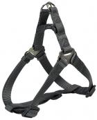 Trixie Шлея-петля Premium One Touch Harness нейлон Темно-Серая