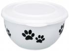 Trixie White Fresh Feed Bowl миска с крышкой