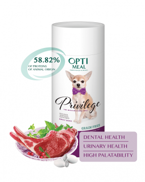 Изображение 2 - Optimeal Privilege Grain-Free Adult Dog беззерновой корм с ягненком