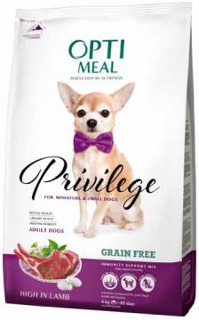 Изображение 1 - Optimeal Privilege Grain-Free Adult Dog беззерновой корм с ягненком