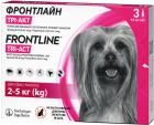 Frontline Tri-Act XS для собак весом 2-5 кг