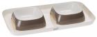 Ferplast Glam Tray S Пластиковая подставка с мисками