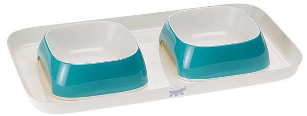 Изображение 2 - Ferplast Glam Tray S Пластиковая подставка с мисками
