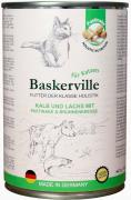 Baskerville Cat Телятина и лосось с пастернаком и кресс-салатом