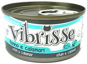 Изображение 2 - Vibrisse Консервы для кошек с тунцом и кальмаром