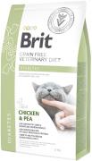 Brit Veterinary Diet Diabetes для кошек с курицей и горохом