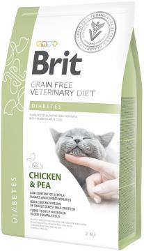 Изображение 1 - Brit Veterinary Diet Diabetes для кошек с курицей и горохом