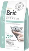 Brit Veterinary Diet Struvite для кошек с курицей и горохом