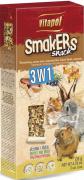 Vitapol Smakers 3in1 Лакомство с орехами, лесными ягодами и попкорном для грызунов