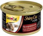 GimCat ShinyCat Консервы курица, креветка и мальт