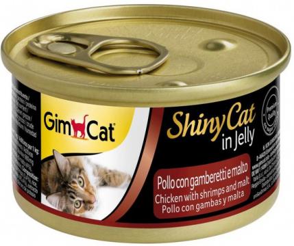 Изображение 1 - GimCat ShinyCat Консервы курица, креветка и мальт