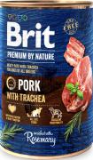 Brit Premium by Nature свинина со свиной трахеей