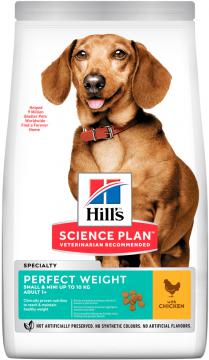 Изображение 1 - Hill's SP Canine Adult Perfect Weight Small & Miniature с курицей
