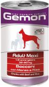 Gemon Maxi Adult кусочки с говядиной и рисом
