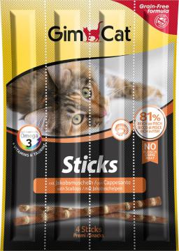 Изображение 1 - GimCat Sticks палочки с лососем и гребешком