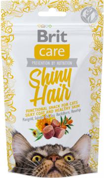 Изображение 1 - Brit Care Cat Snack Shiny Hair с лососем