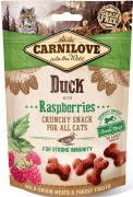 Carnilove Cat Crunchy Snack с уткой и малиной
