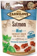 Carnilove Cat Crunchy Snack с лососем и мятой