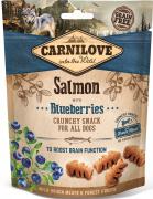 Carnilove Dog Crunchy Snack с лососем и черникой