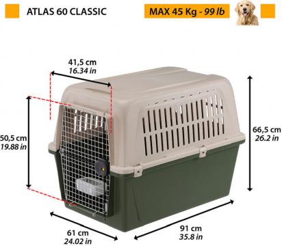 Изображение 3 - Ferplast Atlas Classic Переноска для котов и собак