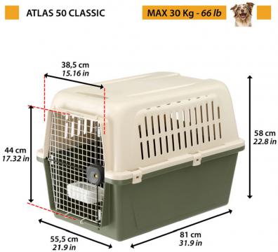 Изображение 2 - Ferplast Atlas Classic Переноска для котов и собак