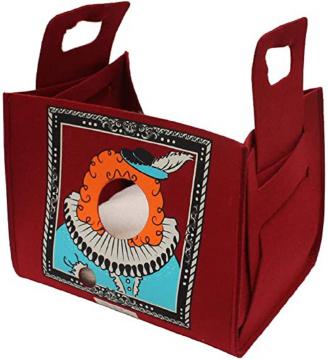 Изображение 1 - Croci Popcat King Bordeaux Лежак для котов и собак бордовая