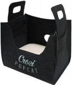 Изображение 2 - Croci Popcat Monnalisa Лежак для котов и собак серая