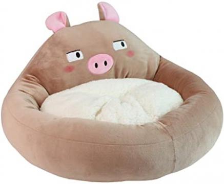 Изображение 1 - Croci Fluffy Doubt Pig Лежак для котов и собак круглый