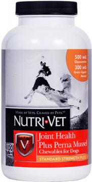 Изображение 1 - Nutri-Vet Joint Health Plus Perna Mussel Таблетки с глюкозамином для собак