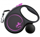 Flexi Рулетка Black Design М 5м до 20кг трос