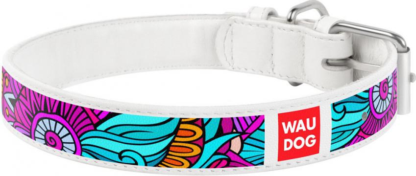 Изображение 1 - Collar WauDog Design Лето кожаный ошейник белый