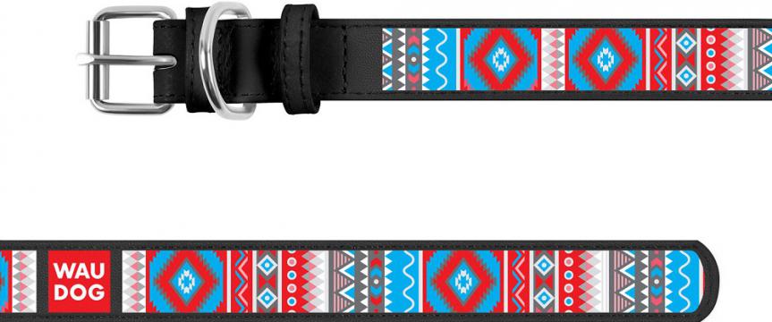 Изображение 3 - Collar WauDog Design Этно кожаный ошейник черный