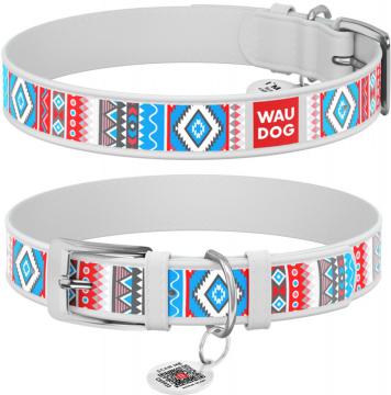 Изображение 2 - Collar WauDog Design Этно кожаный ошейник белый