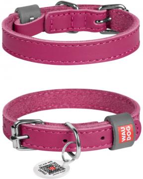Изображение 5 - Collar WauDog Classic Кожаный ошейник розовый