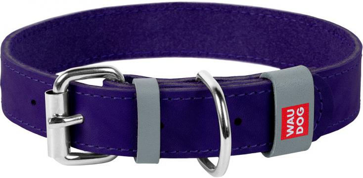 Изображение 1 - Collar WauDog Classic Кожаный ошейник фиолетовый