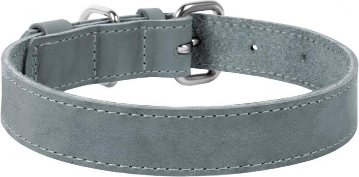 Изображение 2 - Collar WauDog Classic Кожаный ошейник серый