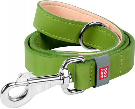 Изображение 1 - Collar WauDog Classic Кожаный поводок салатовый