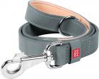 Collar WauDog Classic Кожаный поводок серый