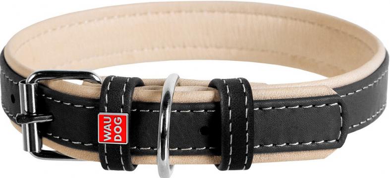 Изображение 1 - Collar WauDog Soft Кожаный ошейник черный