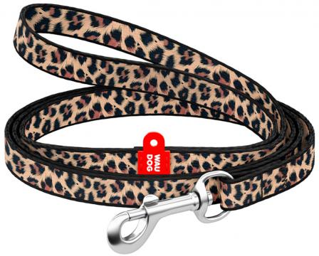 Изображение 1 - Collar Waudog Nylon нейлоновый поводок цвет леопард