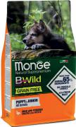 Monge BWild Grain Free All Breeds Puppy & Junior с уткой