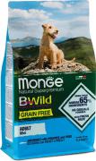 Monge BWild Grain Free Mini Adult с анчоусами