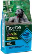 Monge BWild Grain Free All Breeds Adult с анчоусами
