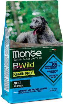 Изображение 1 - Monge BWild Grain Free All Breeds Adult с анчоусами