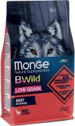 Monge BWild Low Grain All Breeds Adult с олениной