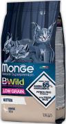 Monge BWild Low Grain Kitten с гусем