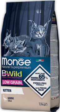 Изображение 1 - Monge BWild Low Grain Kitten с гусем