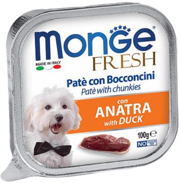 Изображение 1 - Monge Dog Fresh c мясом утки в паштете