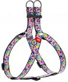 Collar WauDog Nylon Волшебные цветы нейлоновая шлея